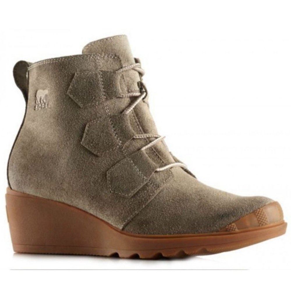 SOREL Toronto Suede Waterproof Lace Up Ankle Bootie